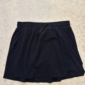 All in Motion Black Elastic Waist Skirt